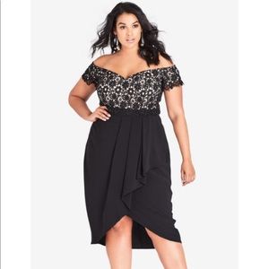 NWT Black and Lace dress